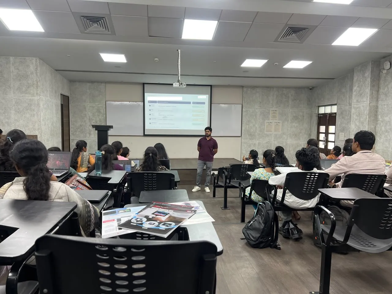 Me leading the session in the same college. Just posting here for a proof