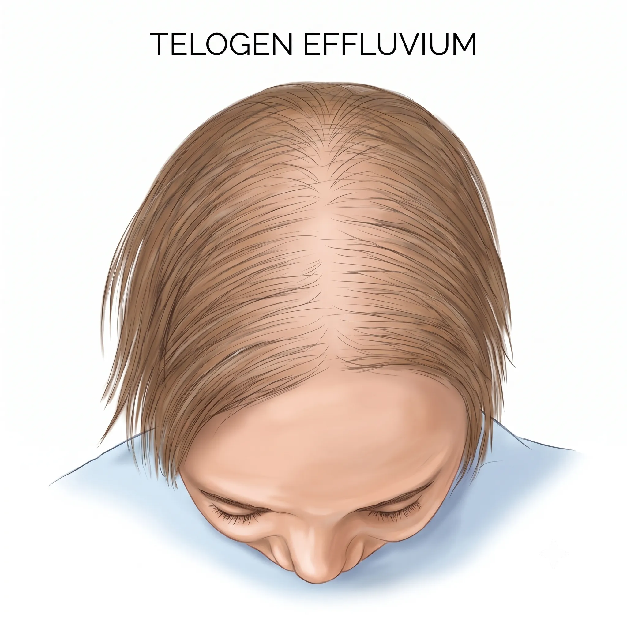 a reference of telogen effluvium condition